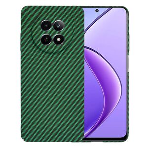Husa pentru  Realme 12, 12X CarbonFiber UltraSlim, Lightweight, verde