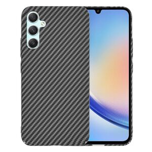 Husa pentru  Samsung Galaxy A34 5G CarbonFiber UltraSlim, Lightweight, negru