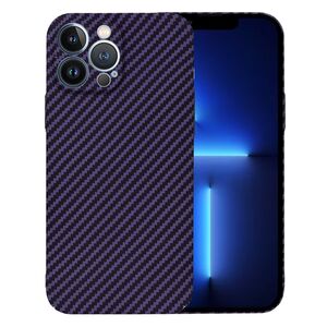 Husa pentru  iPhone 13 Pro Max CarbonFiber UltraSlim, Lightweight, mov