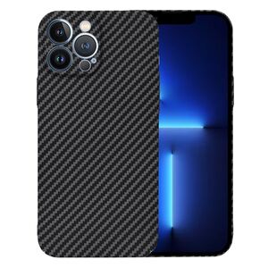 Husa pentru  iPhone 13 Pro Max CarbonFiber UltraSlim, Lightweight, negru