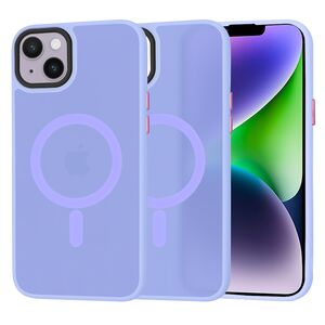 Husa pentru  iPhone 14 Plus cu MagSafe, Ghost Series, frosted - lavanda