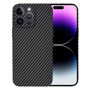 Husa pentru  iPhone 14 Pro Max CarbonFiber UltraSlim, Lightweight, negru