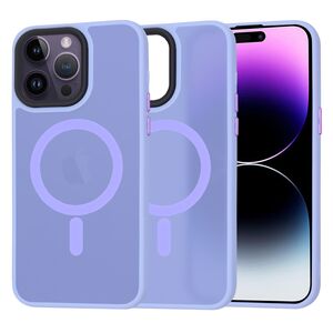Husa pentru  iPhone 14 Pro Max cu MagSafe, Ghost Series, frosted - lavanda