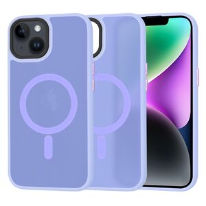 Husa pentru  iPhone 14 cu MagSafe, Ghost Series, frosted - lavanda