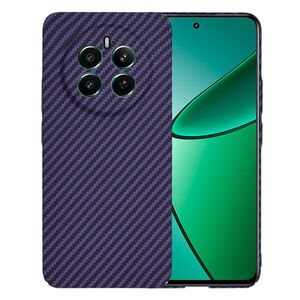 Husa pentru Husa Realme 12+ Plus CarbonFiber UltraSlim, Lightweight, mov