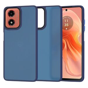 Husa pentru Motorola Moto G04 / G24 / G24 Power Ghost Series frosted - albastru