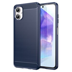 Husa pentru Samsung Galaxy A06 Carbon Liquid Silicone, albastru
