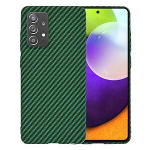 Husa pentru Samsung Galaxy A52  / A52s CarbonFiber UltraSlim, Lightweight, verde