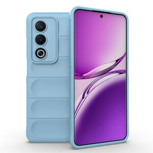 Husa pentru  Oppo A80 Liquid Silicone, Microfibre Lining, Non-Slip Airbag Design, albastru