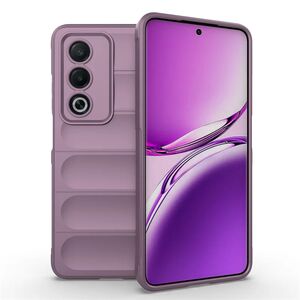 Husa pentru  Oppo A80 Liquid Silicone, Microfibre Lining, Non-Slip Airbag Design, mov