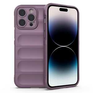 Husa pentru  iPhone 14 Pro Max Liquid Silicone, Microfibre Lining, Non-Slip Airbag Design, mov