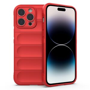 Husa pentru  iPhone 14 Pro Max Liquid Silicone, Microfibre Lining, Non-Slip Airbag Design, rosu