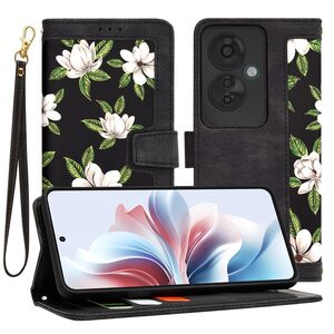 Husa tip carte pentru  Oppo Reno 11F, functie stand si port carduri, negru