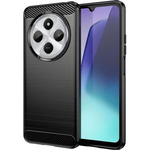 Husa pentru Xiaomi Redmi 14C Carbon Liquid Silicone, negru