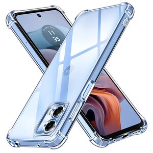 Husa Motorola Moto G35 Anti-Shock 1.5mm, reinforced 4 corners, transparent