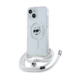 Husa pentru  iPhone 15 Karl Lagerfeld - IML MagSafe - transparent neutru
