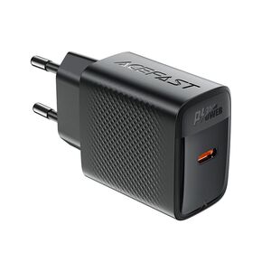 Incarcator priza tip C, 25W GaN, Acefast A104, negru