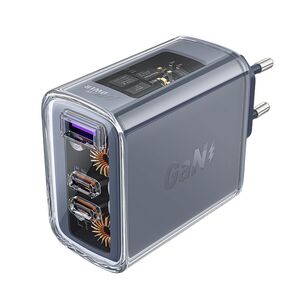 Incarcator Type-C 2 x USB-C, Acefast A45, GaN 65W Power Delivery