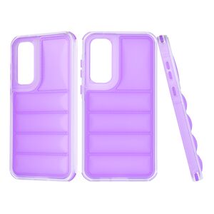 Husa pentru  Samsung Galaxy A55 Air Cusion anti-shock, Dazzling - violet
