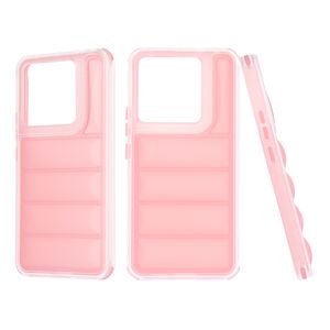 Husa pentru  Xiaomi Redmi Note 13 Pro 5G Air Cusion anti-shock, Dazzling - roz