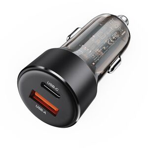 Incaractor auto bricheta Type-C PD30W + USB QC30W, Acefast B12
