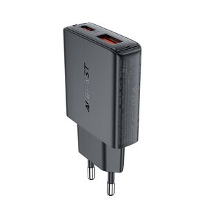 Acumulator priza tip C, USB PD30W, Acefast A69, GaN, negru