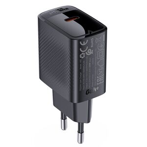 Incarcator GaN Type-C, 20W Power Delivery, Acefast A82, negru