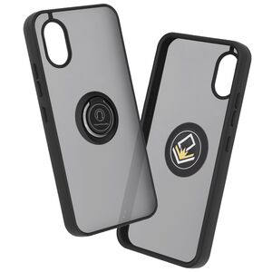 Husa de protectie pentru  Samsung Galaxy Xcover7 premium cu inel stand rotativ, suport magnetic si bumper anti-alunecare - negru