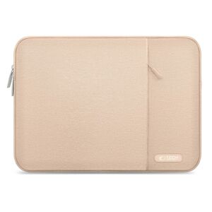 Husă Laptop 13-14" Slim SoftTouch – Design Elegant, Protecție Premium, Compartiment Accesorii, Ideală pentru MacBook, ASUS, Lenovo, HP, Dell, caffe latte