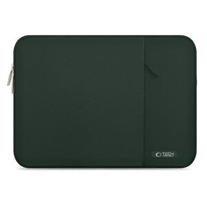 Husă Laptop Slim Business 15-16" – Design Elegant, Protecție Completă, Compartiment Accesorii, Ideală pentru MacBook, Lenovo, ASUS, HP, Dell, verde