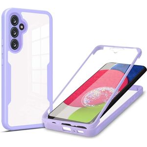 Pachet 360: Husa cu folie integrata pentru  Oppo Reno 12 Cover360 fata / spate - mov