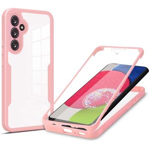 Pachet 360: Husa cu folie integrata pentru  Oppo Reno 12 Cover360 fata / spate - roz