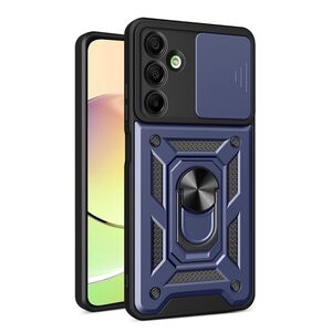 Husa pentru  Samsung Galaxy A16 Ring Armor Kickstand Tough Rugged Cover cu protectie camera, albastru