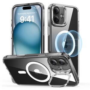 Husa pentru  iPhone 16 - ESR Classic Hybrid HaloLock cu Magsafe si Kickstand - transparent