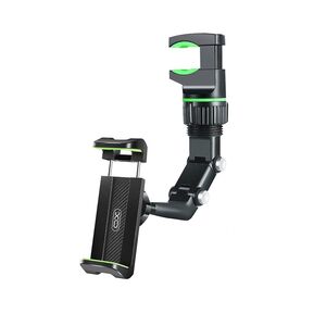 Suport Auto C107 Gravity pentru Oglinda Retrovizoare, Rotativ 360 de Grade, Negru