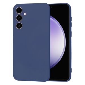 Husa pentru  Samsung Galaxy S23 FE Liquid Silicone cu MagSafe, subțire, captusita cu microfibra, anti amprentă, protectie cameră foto, albastru