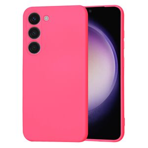 Husa pentru  Samsung Galaxy S23 Liquid Silicone cu MagSafe, subțire, captusita cu microfibra, anti amprentă, protectie cameră foto, fucsia