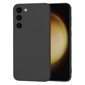 Husa pentru  Samsung Galaxy S23 Plus  Liquid Silicone cu MagSafe, subțire, captusita cu microfibra, anti amprentă, protectie cameră foto, negru