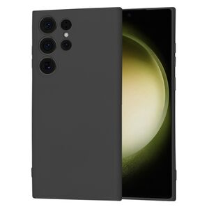 Husa pentru  Samsung Galaxy S23 Ultra 5G Liquid Silicone cu MagSafe, subțire, captusita cu microfibra, anti amprentă, protectie cameră foto, negru