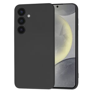 Husa pentru  Samsung Galaxy S24 Liquid Silicone cu MagSafe, subțire, captusita cu microfibra, anti amprentă, protectie cameră foto, negru