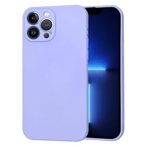 Husa pentru  iPhone 13 Pro Max Liquid Silicone cu MagSafe, subțire, captusita cu microfibra, anti amprentă, protectie cameră foto, lavanda