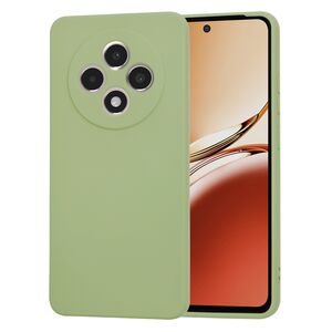 Husa pentru  Xiaomi Redmi 14C Liquid Silicone, subțire, captusita cu microfibra, anti amprentă, protectie cameră foto, verde