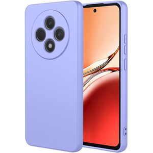 Husa pentru  Xiaomi Redmi 14C Liquid Silicone, subțire, captusita cu microfibra, anti amprentă, protectie cameră foto, lavanda