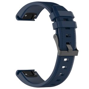 Curea pentru Garmin Fenix 3/3 HR/5X/5X Plus/6X/6X Pro/7X/7X Pro Solar 26 mm Quickfit din material textil - albastru inchis