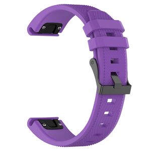 Curea pentru Garmin Fenix 3/3 HR/5X/5X Plus/6X/6X Pro/7X/7X Pro Solar 26 mm Quickfit din material textil - mov