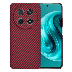 Husa pentru  Huawei Nova 12i CarbonFiber UltraSlim, Lightweight, rosu