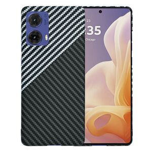 Husa pentru  Motorola Moto G85 CarbonFiber UltraSlim, Lightweight, gri