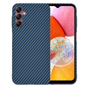 Husa pentru  Samsung Galaxy A14 4G, 5G CarbonFiber UltraSlim, Lightweight, albastru