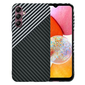 Husa pentru  Samsung Galaxy A14 4G, 5G CarbonFiber UltraSlim, Lightweight, gri