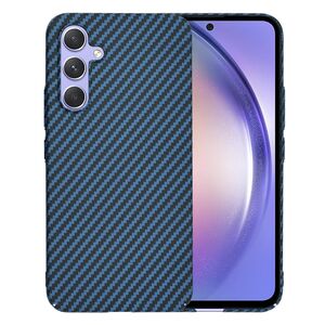 Husa pentru  Samsung Galaxy A54 5G CarbonFiber UltraSlim, Lightweight, albastru